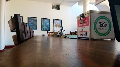Main Room at Unawatuna Diving Centre